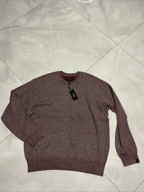 New Authentic Rag & Bone Dexter Marl Crewneck Sweater Size L MSRP.$298